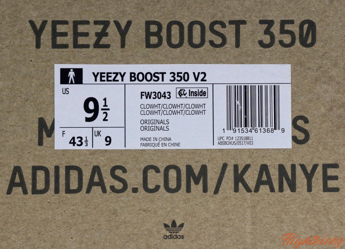 2019 Yeezy 350 V2 Cloud White None Reflective（Ln5 A1)