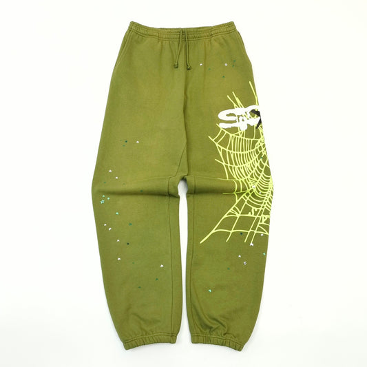 1:1 New green mesh green sweatpants