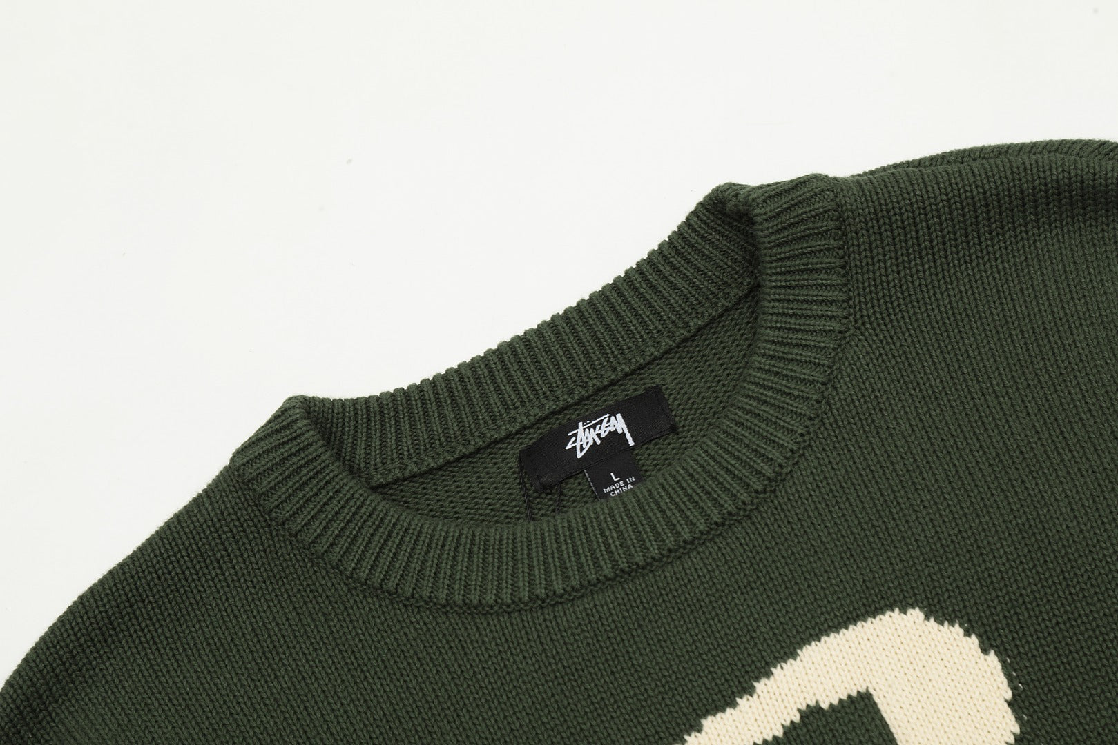 Stussy Hairy Plaid Cardigan Sweater