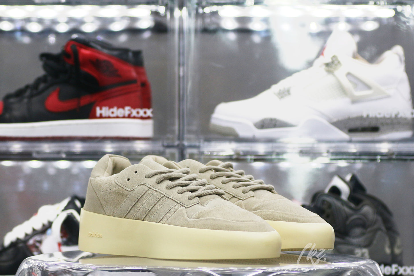 Fear of God x adidas Rivalry Low 86 Dusty Beige