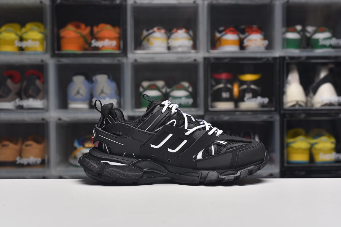 Balenciag* Track Sneaker 'Black White'
