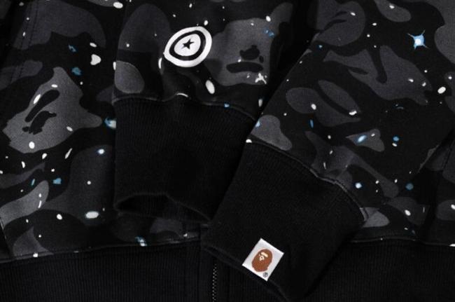 Bape Camo Double Shark Full Zip Hoodie