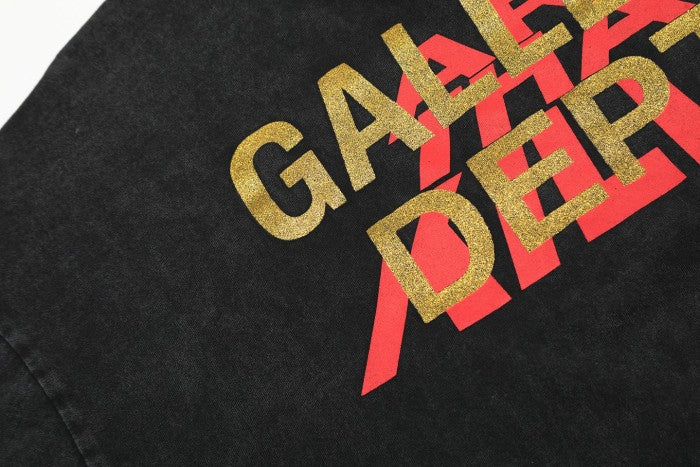 Gallery Dep Stack letters, print and wash to make old short sleeves