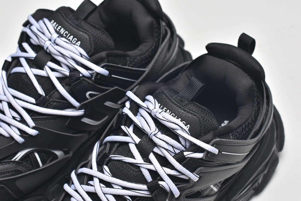 Balenciag* Track Sneaker 'Black White'