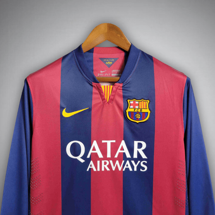 14/15 FC Barcelona Home Long Sleeve Kit