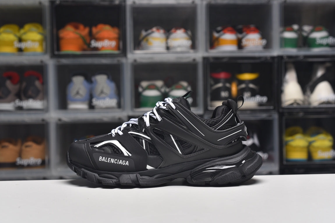 Balenciag* Track Sneaker 'Black White'