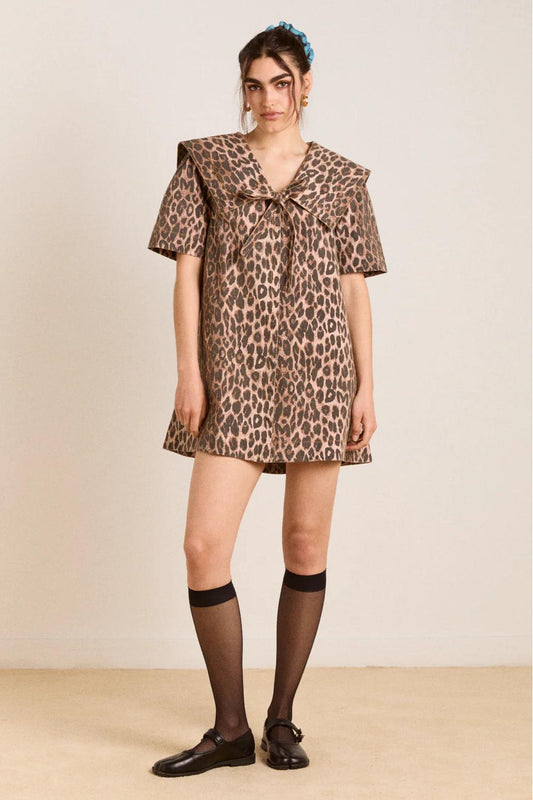 Leopard Print Mini Dress