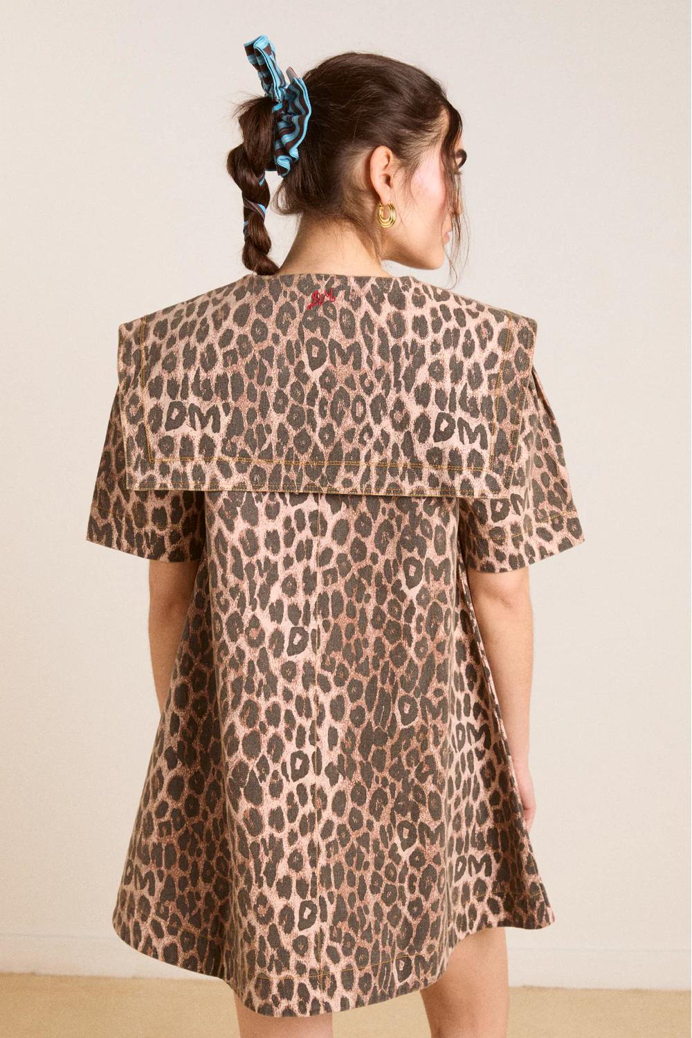 Leopard Print Mini Dress