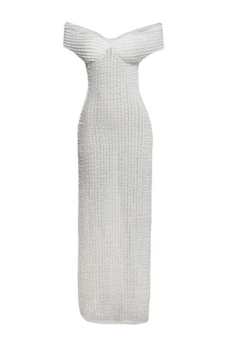 Elegant Backless Bow Maxi Dress