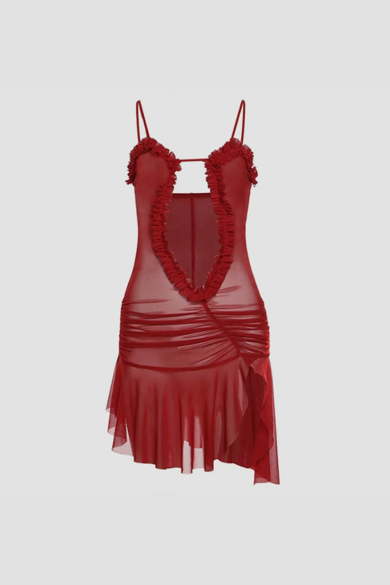 Scarlett Red Mini Fatale Dress