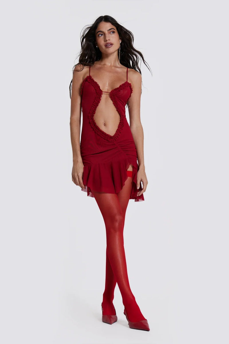 Scarlett Red Mini Fatale Dress