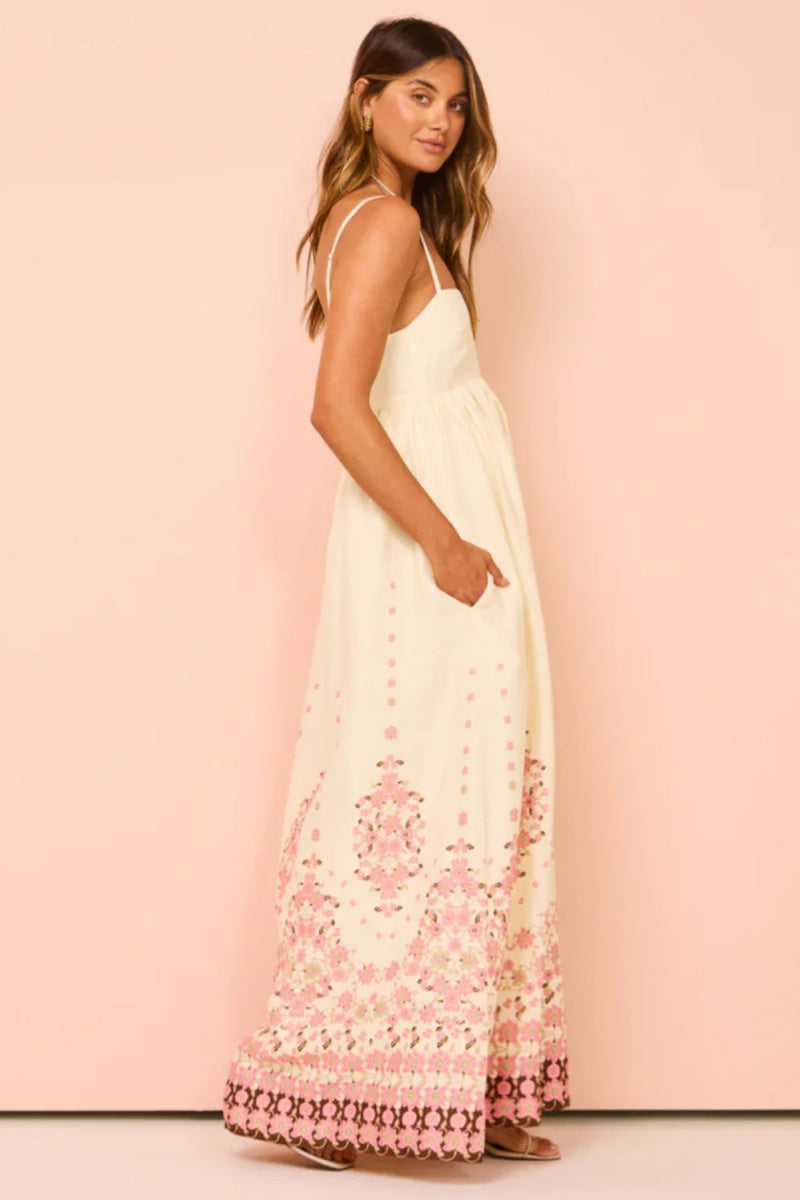 Playful Floral  Maxi Dress