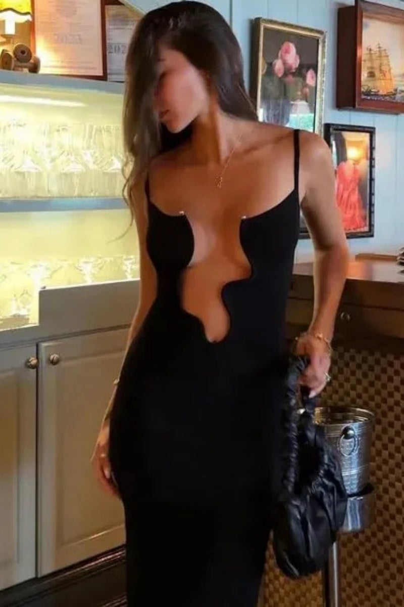 Elegant Cut-Out  Maxi dress