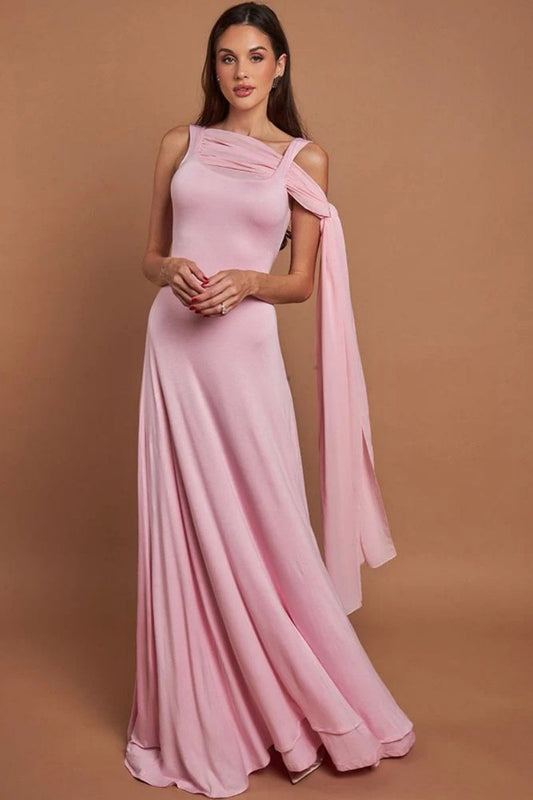Pink Elegant Maxi Dresses