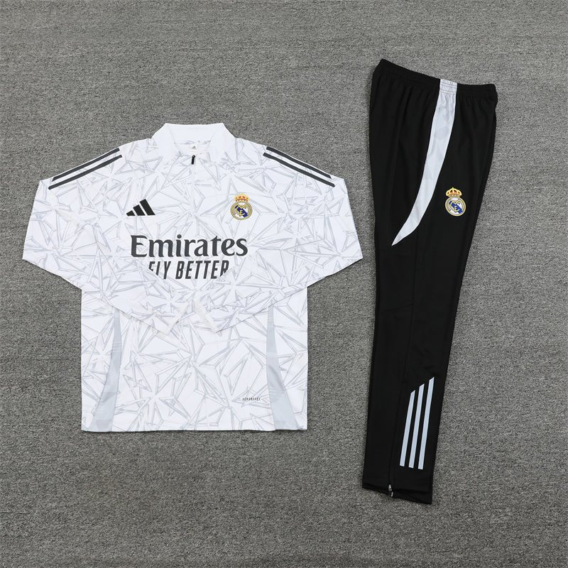 Real Madrid "White Armor" Premium Tracksuit
