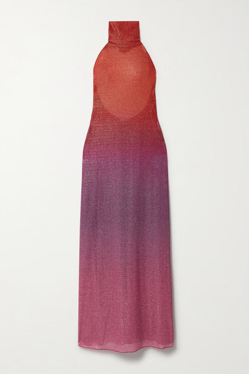 Oséree Orange Lumière  Maxi Dress